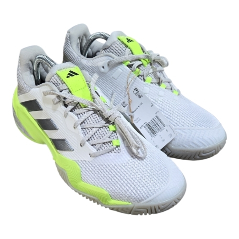 adidas Barricade 13 Clay Tennis Shoes IH2963 Women's Size 9.5 White/Green
